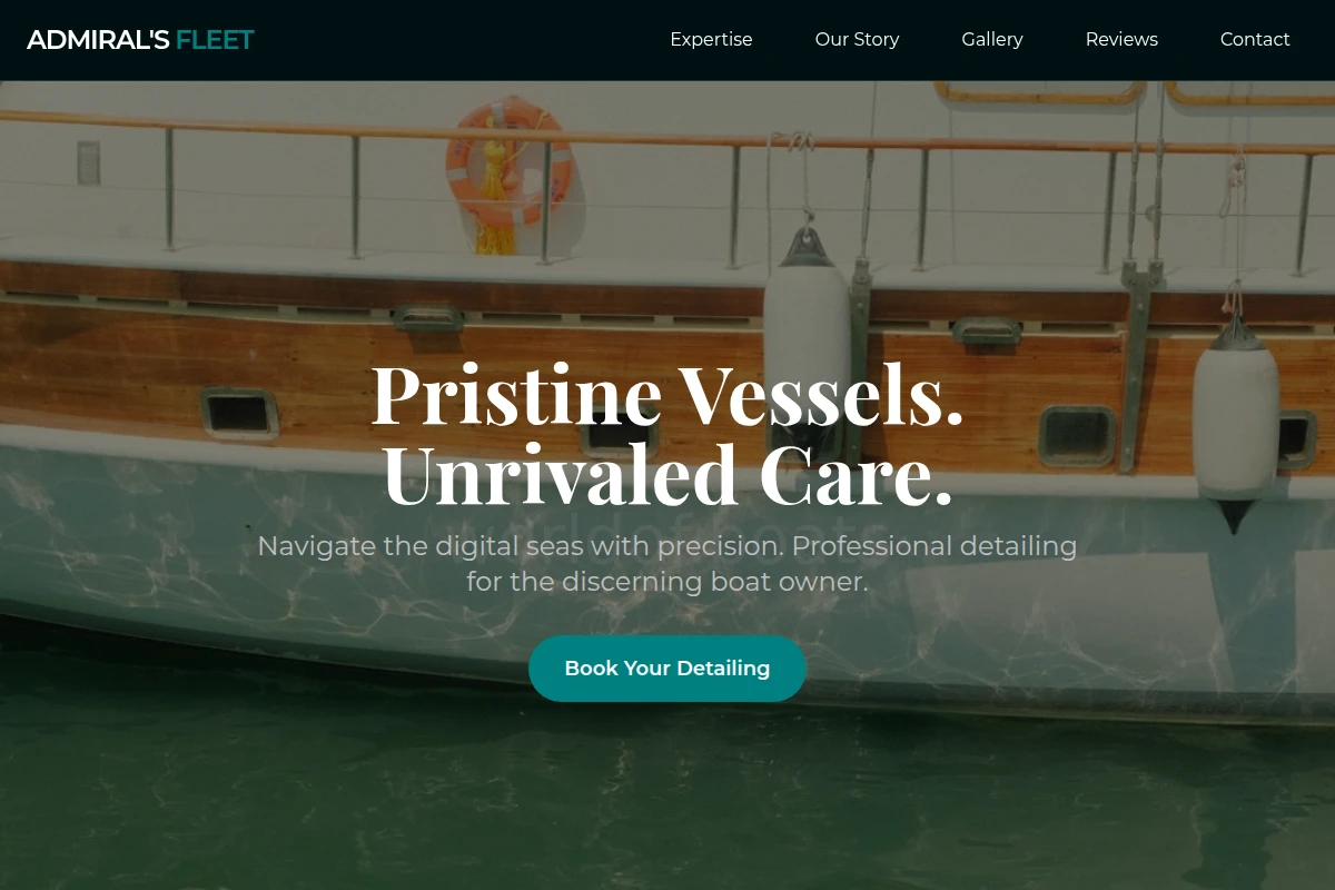 Sea Boat Cleaning