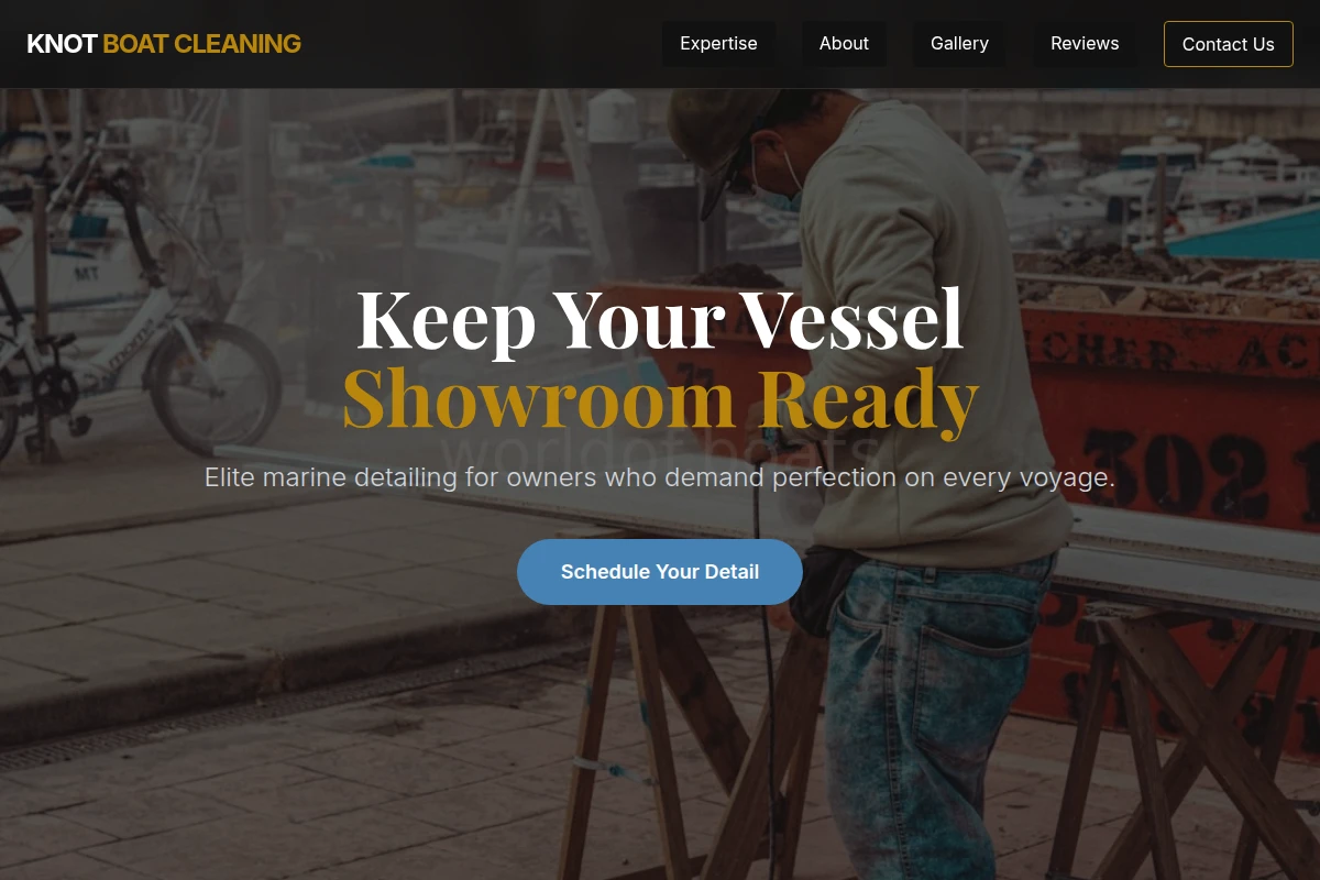 Knot Boat Cleaning