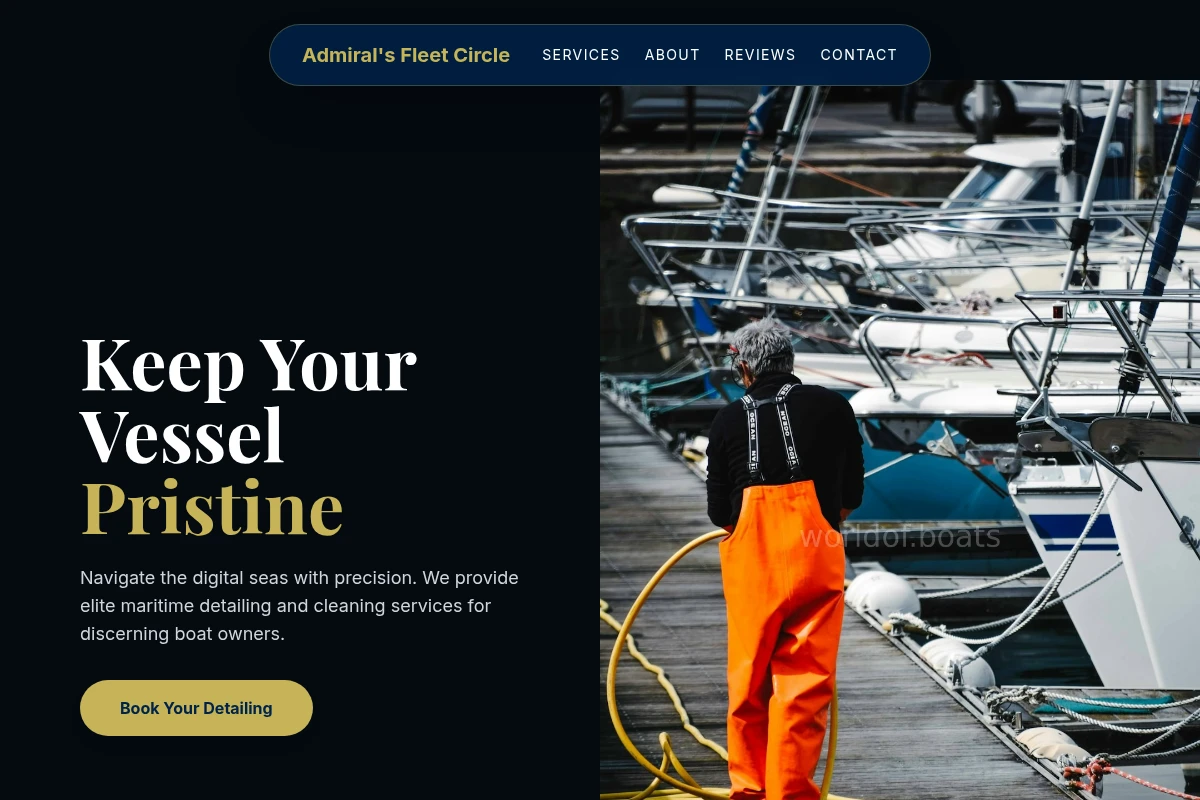 Sea Boat Cleaning